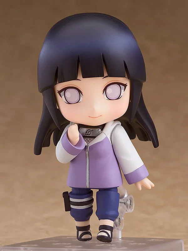 Цена Аниме Наруто Хьюга Хината фигурки героев Nendoroid 879 Q Ver Модель игрушечные лошадки 10 см