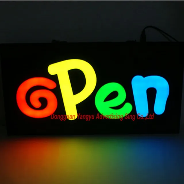 outdoor waterproof neon open