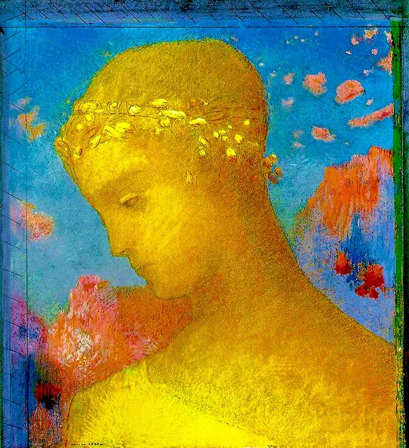 Beatrice-Por Odilon Redon-Sin Marco