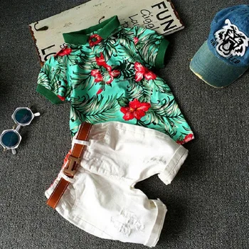 

New Summer Boys Clothes Sets Christmas Outfits Children Clothing Boys Gentleman Suit New Year Costume For Kids Clothes 2Pcs Sets