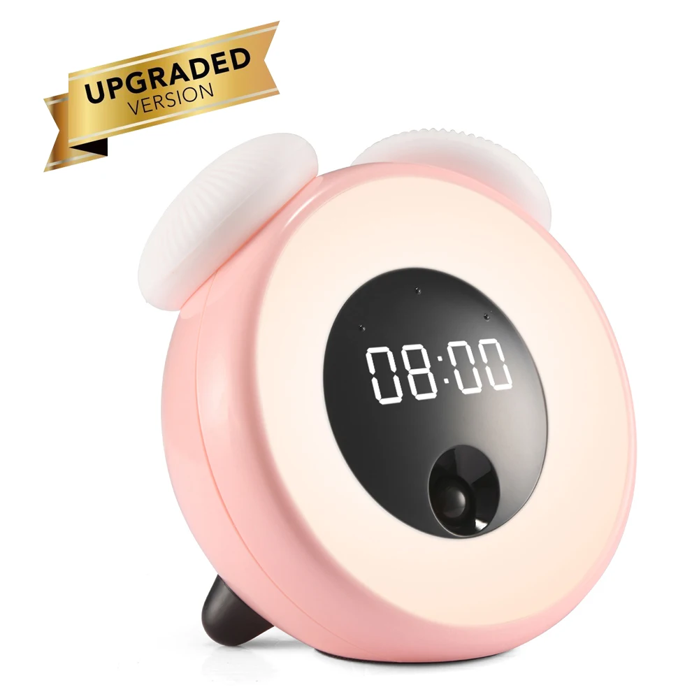 

Digital Alarm Clock Night Light Rechargeable Smart Motion Sensor Desktop Clock Support Snooze for Kids Nursing Mom
