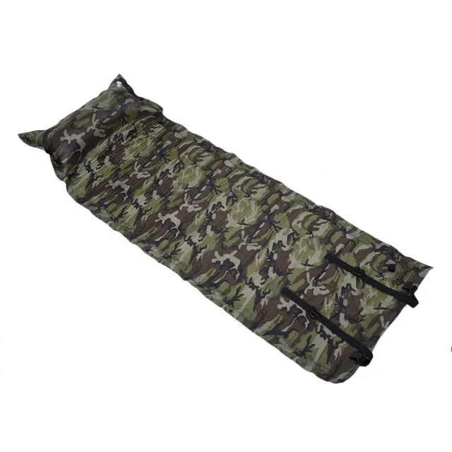 Self Inflatable Air Mattress Pillow Folding Sleeping Bag Bed Camping Self Inflatable Air Mattress Pillow Folding Sleeping Bag Bed Camping Hiking Outdoor Picnic Portable Survival Tool