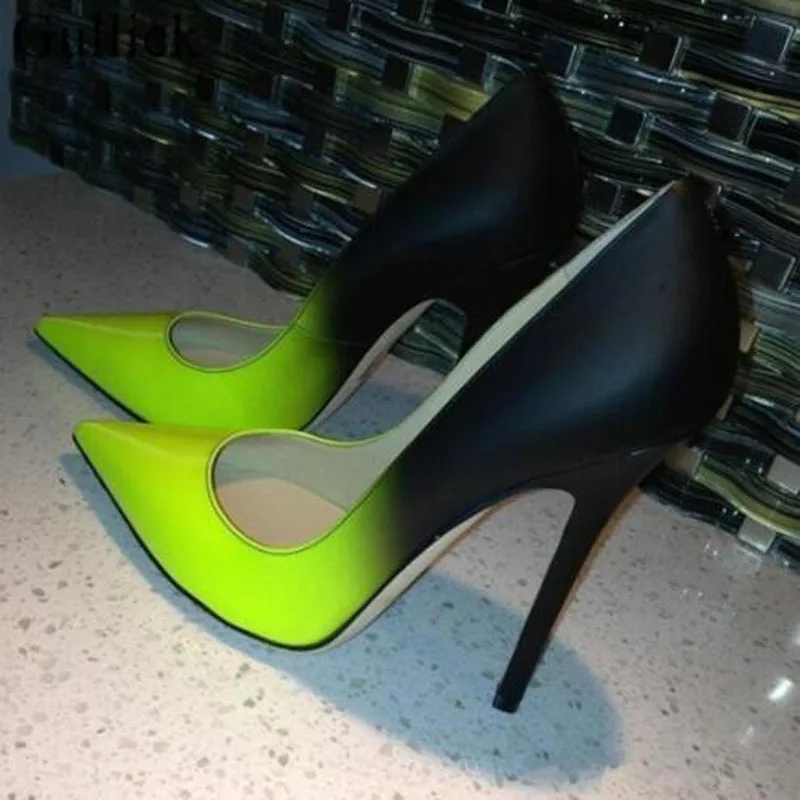 lime green stripper heels