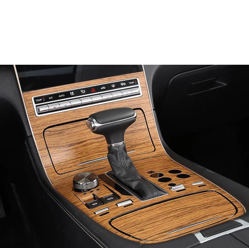 

Lsrtw2017 PVC Wood Grain Car Interior Gear Panel Window Lifter Central Control Panel Trim Sticker for Trumpchi Gs5 2012-2020