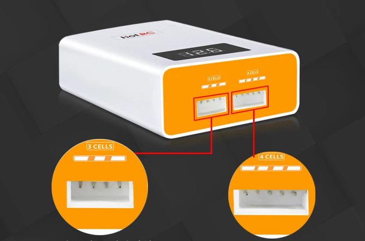 Hotrc A400 цифровой 3S 4S 3000 мАч RC Lipo батарея баланс зарядное устройство с светодиодный экран Быстрая зарядка Dis зарядное устройство для RC квадрокоптера