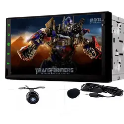 Новый 2 Дин DVD плеер core Android 5.1 Авто Радио 7 ''HD емкостный экран головного устройства GPS Радио WI-FI браузер Бесплатная карта камеры