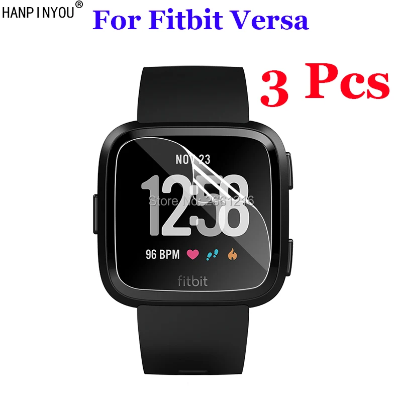 3 шт./лот для Fitbit Versa SmartWatch группа мягкая ТПУ пленка взрывозащищенные Экран