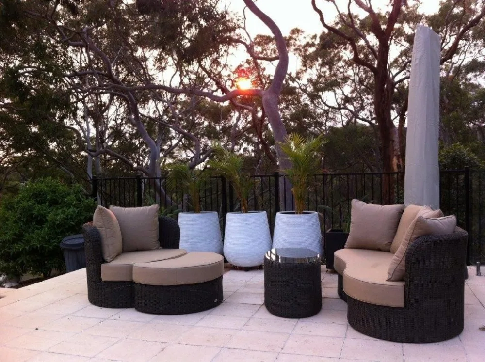 Sigma Discount Used Contemporary Outdoor Bali Pvc Rattan Furniture