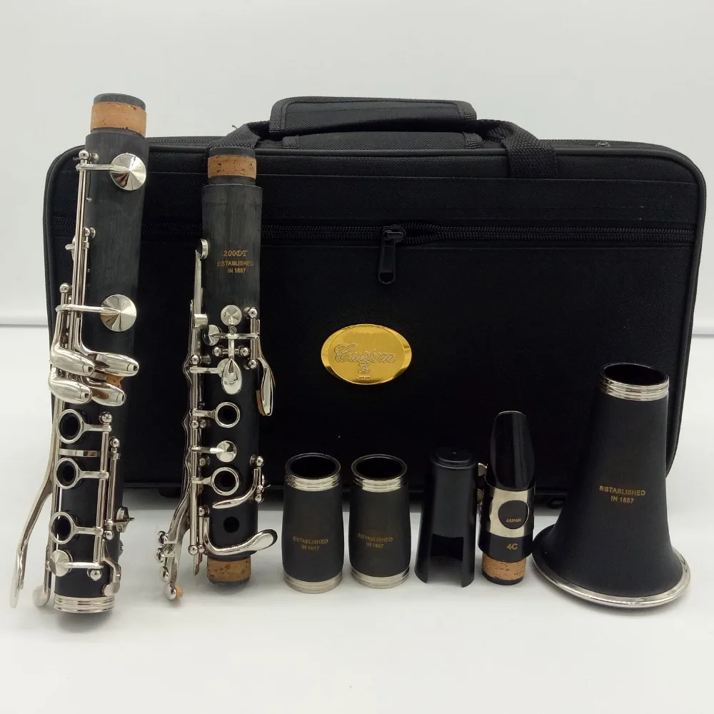 

Brand New Music Fancier Club Matte ABS Resin Clarinet MFCCL-200DT Bakelite Clarinets Student Bb Mouthpiece 4C Included Case
