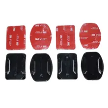 Top Quality Action Cam Accessories 2 Pcs Square Base and 2 Pcs Oval-shaped Base With Double-sided Adhesive Sticker for SJCAM Cam