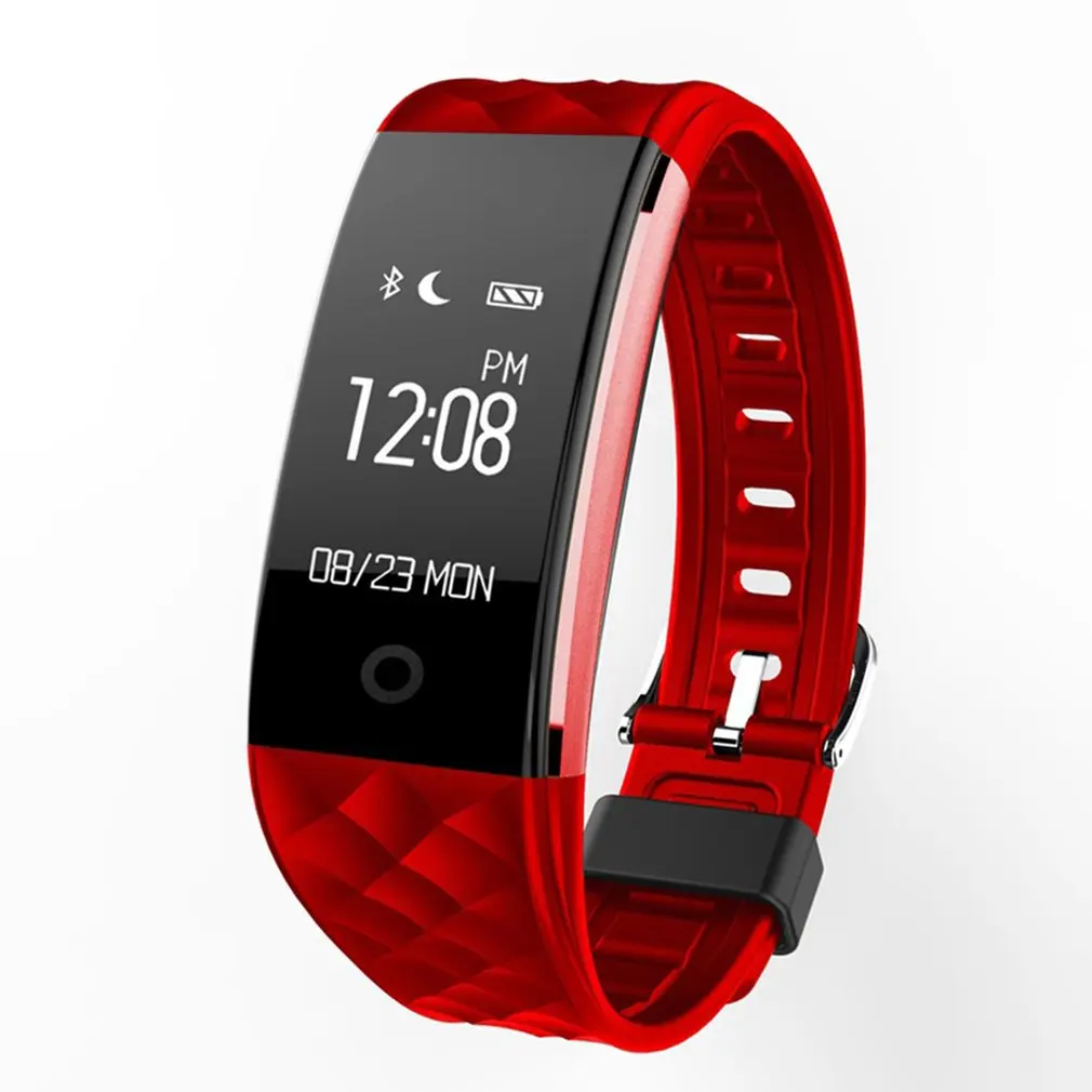S2 Браслет Смарт пульсометр IP67 Водонепроницаемый Smartband Фитнес трекер Шагомер