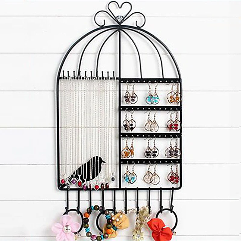 bracelet suspendu à inspiré bijoux Porte bijoux pour rangement Vintage anneau support de organisateur cage collier mural présentoir ED9YW2HeI