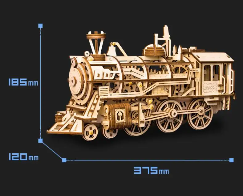 DIY 3D лазерная резка деревянная механическая модель строительные наборы действие по заводу игрушки хобби подарок для детей