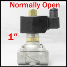 " 25 мм Порты и разъёмы Нержавеющая сталь нормально разомкнутый 2-полосная SS Электрический электромагнитный клапан масляная кислота, 110 В переменного тока 220 В переменного тока, работающего на постоянном токе 12 В 24 В постоянного тока