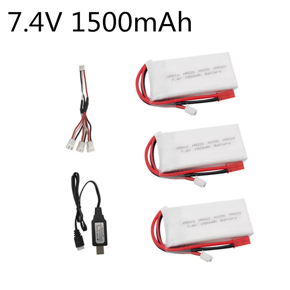 Литий ионный аккумулятор для Hubsan H501S H502S H109S H901A 7 4 В 1500 мАч|Детали и аксессуары| |