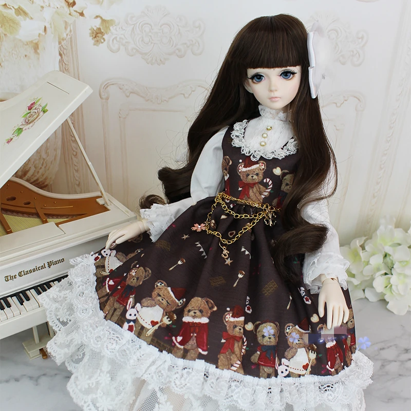 Платье в стиле «лолита» для BJD куклы 1/3 1/4 1/6 Bjd платье bjd кукла аксессуары