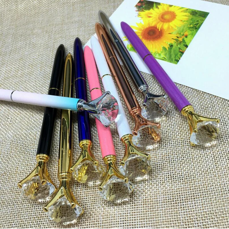 Jóia de Presente de Cristal Caneta com o Logotipo de Impressão Lote Caneta Diamante Rainha Dhl Frete Grátis 100 Pçs - 13 de presente de cristal caneta com o