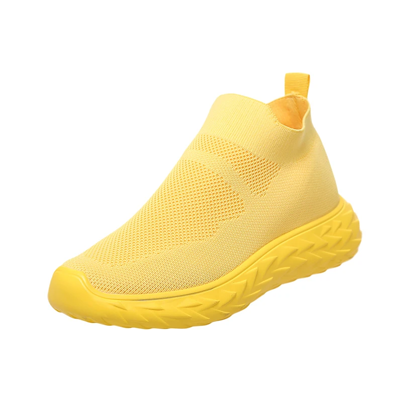 Comfortable Rubber Flat Shoes Women Casual Shoes Flats Women Sneakers Breathable Mesh Ladies Shoes Spring and Autumn Women Shoes