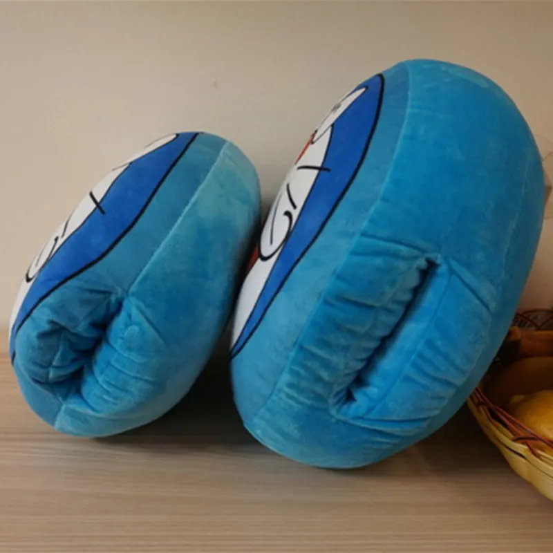 1pc Kawaii Plush Doraemon Hand Warmer Laugh Tongue Thrust 2 Kinds Of Expressions Doraemon Toys Birthday Gifts