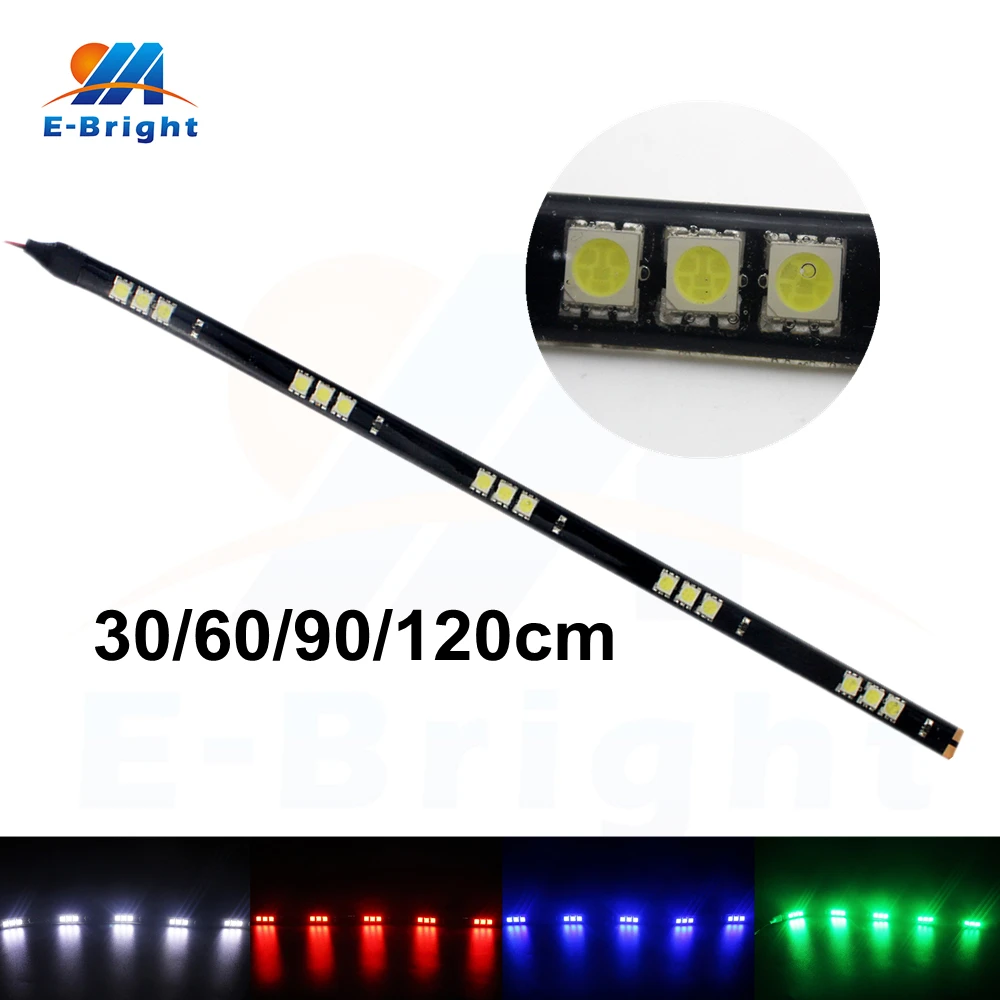 10 шт 12V 5050 15 SMD 30 см 60 * 90 120 Светодиодные ленты светильник гибкий декоративный