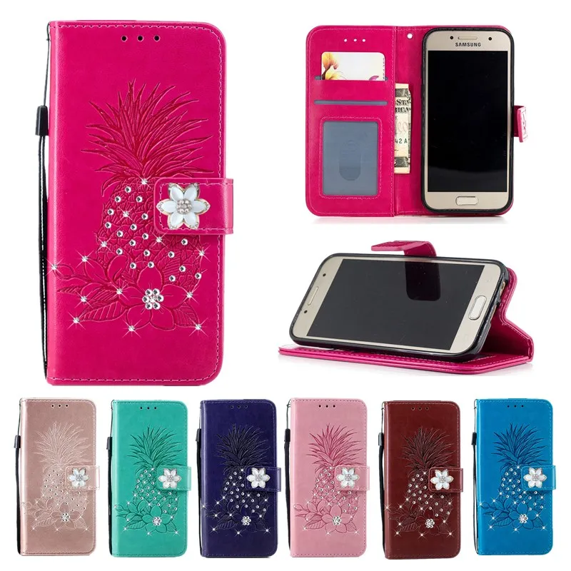 

Flip Wallet Leather Cases For Samsung Galaxy A3 2017 glittter case for samsung A5 2017 J3 2016 J7 J5 2017 A6 A8 Plus back covers