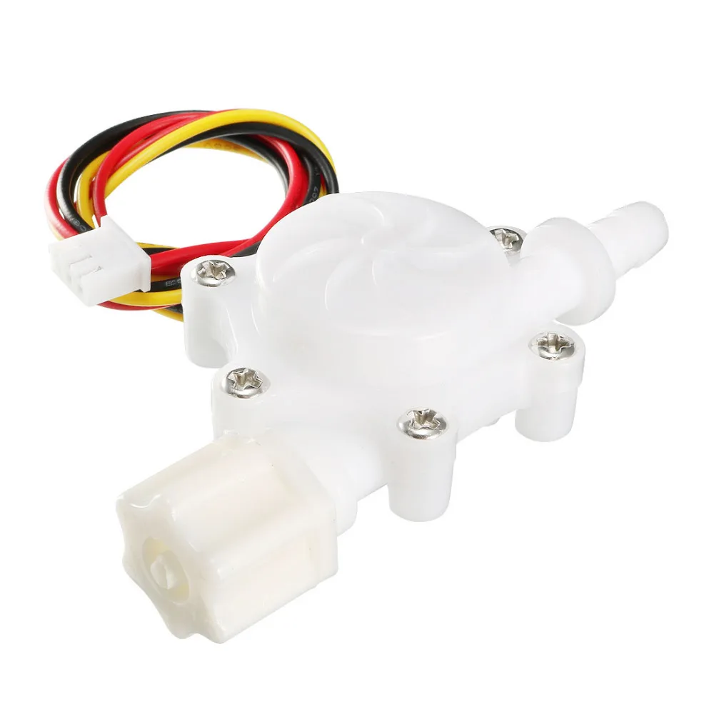 

Uxcell 1/4" DC 5V Hall Effect Water Flow Sensor Switch Flow Fluid Meter 0.15-1.5L/min or 0.2-2.5L/Min or 0.3-4.0L/Min 1PCS