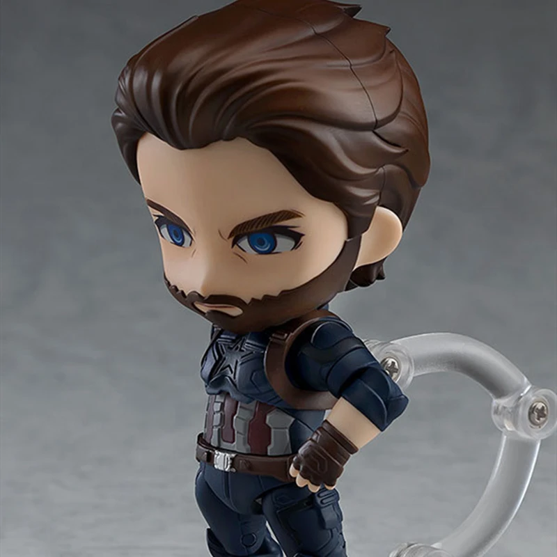 Фигурка Капитана Америки 923 # Nendoroid Infinity War Кукла Статуэтка аниме из