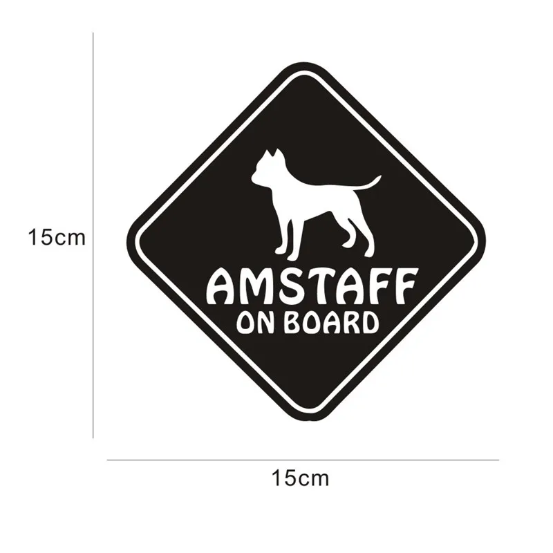 15*15 см Виниловая Автомобильная наклейка AMSTAFF на доске pet Sog для автомобиля