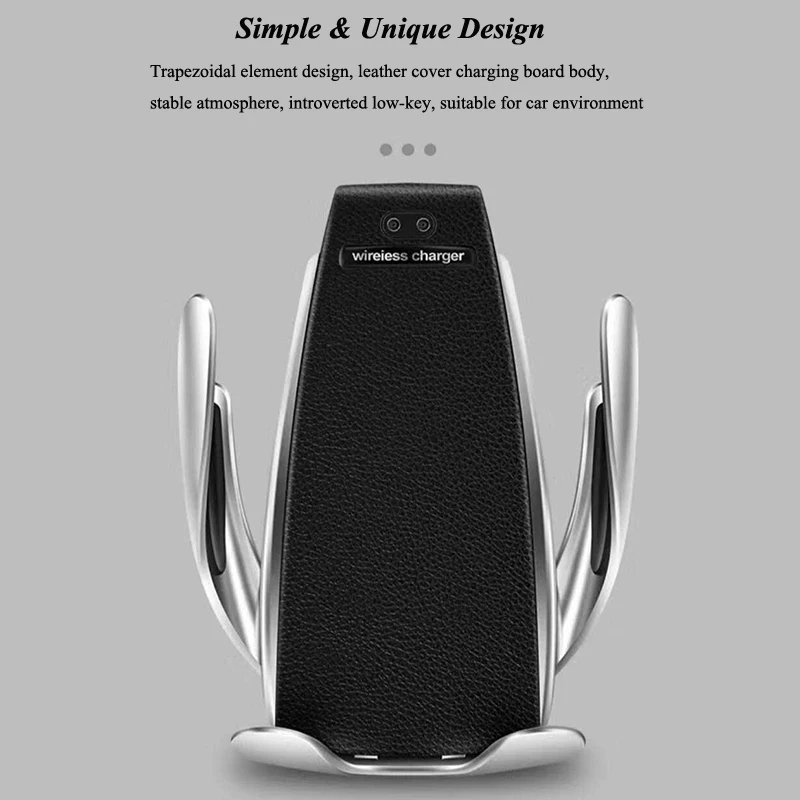01Magic Auto Clamp Car Wireless Charger 10W Fast Charging Mount  