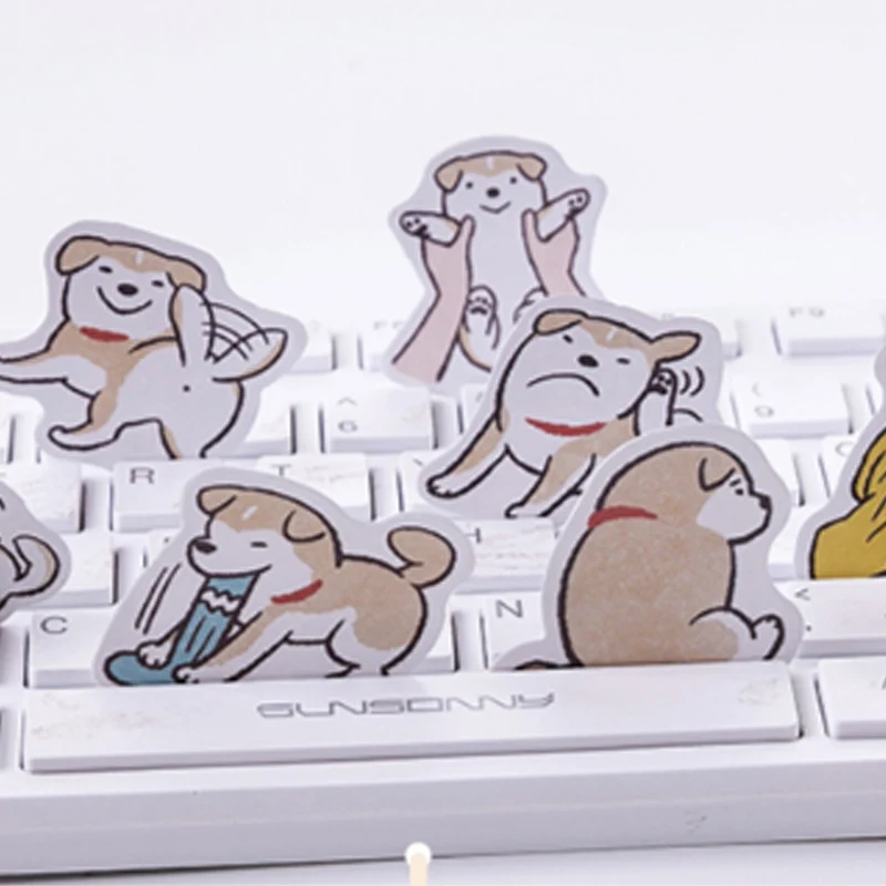 45 шт./кор. милый кот мультфильм мини бумажный стикер пакет DIY декоративная
