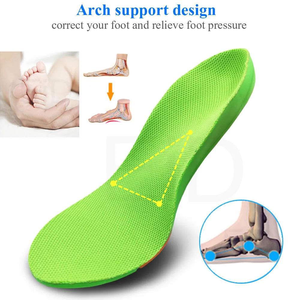 EiD High quality Orthotic Insole EVA for  Kids Children Flat Feet Arch Support Insoles Orthopedic Shoe sole insoles pads Inserts