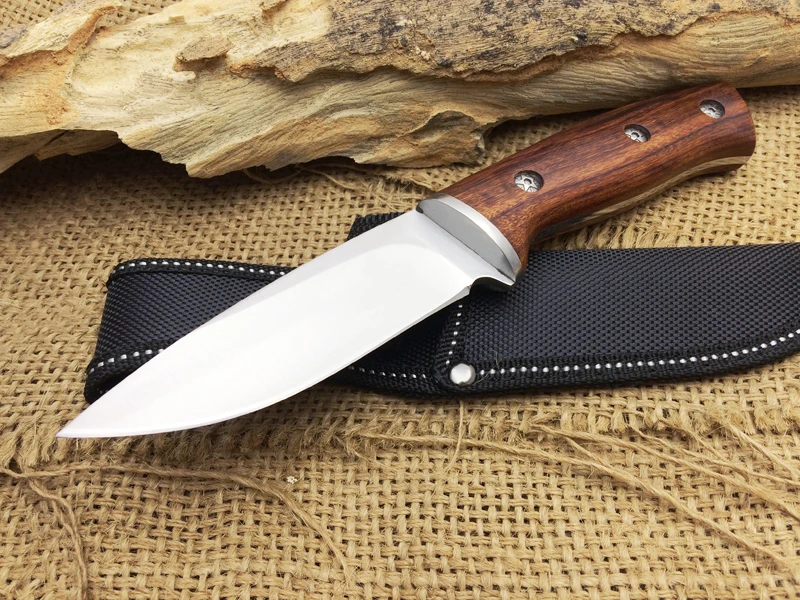 Warrior Camping Fixed Knives,440 Blade Solid Wood Handle Small Hunting Knife,Survival Knife. Warrior Camping Fixed Knives,440 Blade Solid Wood Handle Small Hunting Knife,Survival Knife.