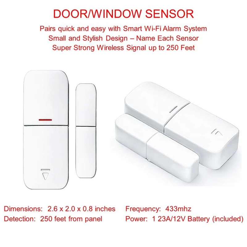 Беспроводной датчик двери/окна умная сигнализация Wi-Fi система