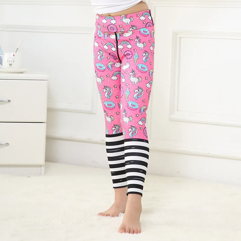 Модные Спортивные Детские Классические леггинсы с цветочным принтом для малышей штаны для девочек леггинсы для маленьких девочек от 2 до 14 лет