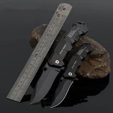 wild wilderness survival self-defense carry fruit folding outdoor small cutter Stainless Steel knife