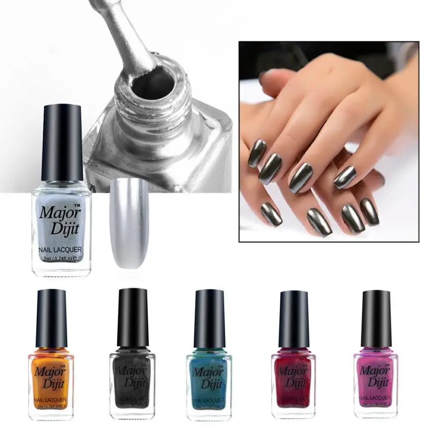 2018 Mirror Nail Polish Plating Paste Metal Color Stainless Steel