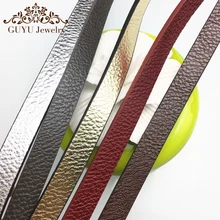 10MM New Flash leather cord/jewelry accessories/jewelry findings/jewelry materials/leather lace/bracelet findings