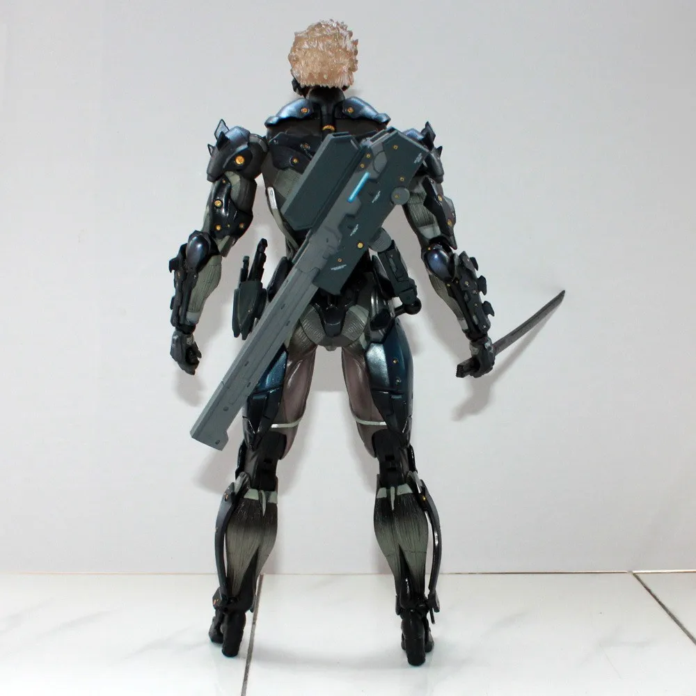 Play Arts Kai Metal gear цельное металлическое снаряжение Rising Revengeance Raiden фигурка 27 см Play Arts ПВХ фигурка куклы игрушки Детский подарок