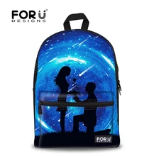 Korean Style Children Galaxy School Backpacks Vintage Canvas Printing Backpack for Woman Teenage Girls Bag Pack Retail