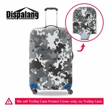 Dispalang camouflage Elastic Travel Luggage Cover Cool Stretch Suitcase Protective Cover with zipper closure for 18-30 Inch case
