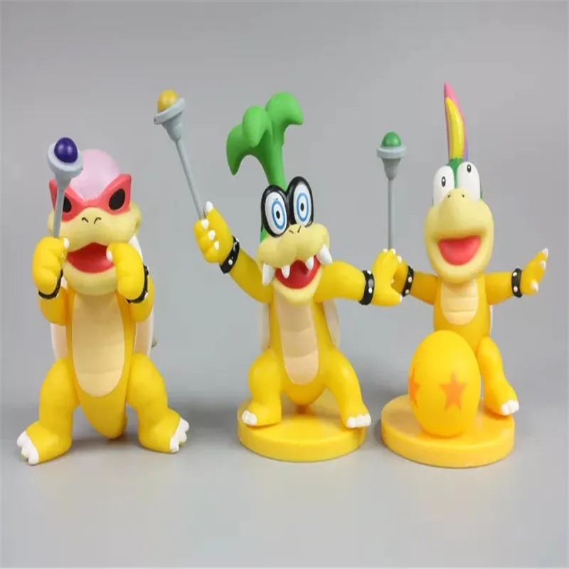 AOSST 13cm Super Mario Toys Anime Mario Bros Bowser Luigi Koopa Mushroom Peach Odyssey PVC Action Figure Model Dolls Toy