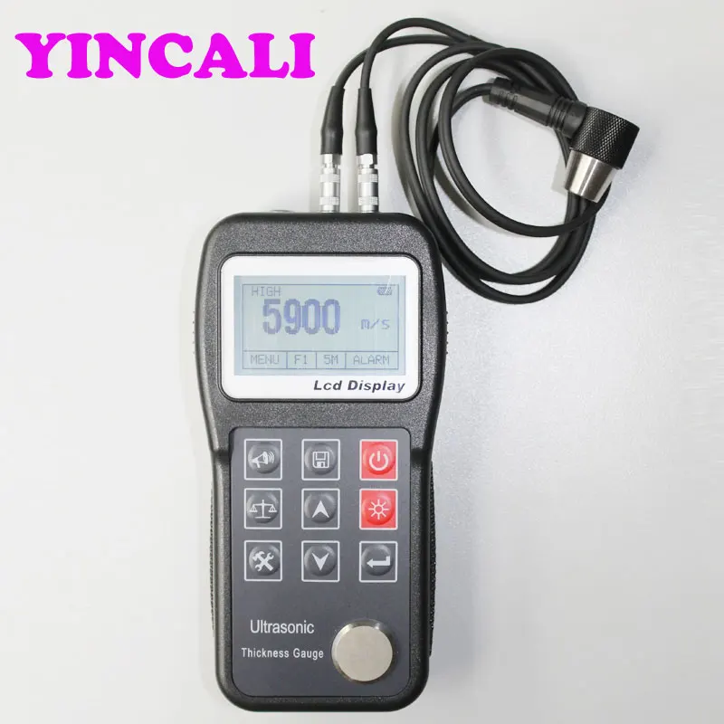 High Quality Ultrasonic Thickness Gauge YUT100 Sound Velocity 1000m/s~9999m/s Resolution Meter | Инструменты
