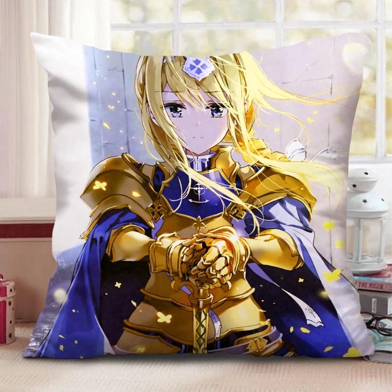 Sword Art Online Alicization Eugeo Synthesis Thirty-two Pillow Cosplay Pillowcase+Pillow inner Cushion Cover Home Sofa 40x40cm Sword Art Online Alicization Eugeo Synthesis Thirty-two Pillow Cosplay Pillowcase+Pillow inner Cushion Cover Home Sofa 40x40cm