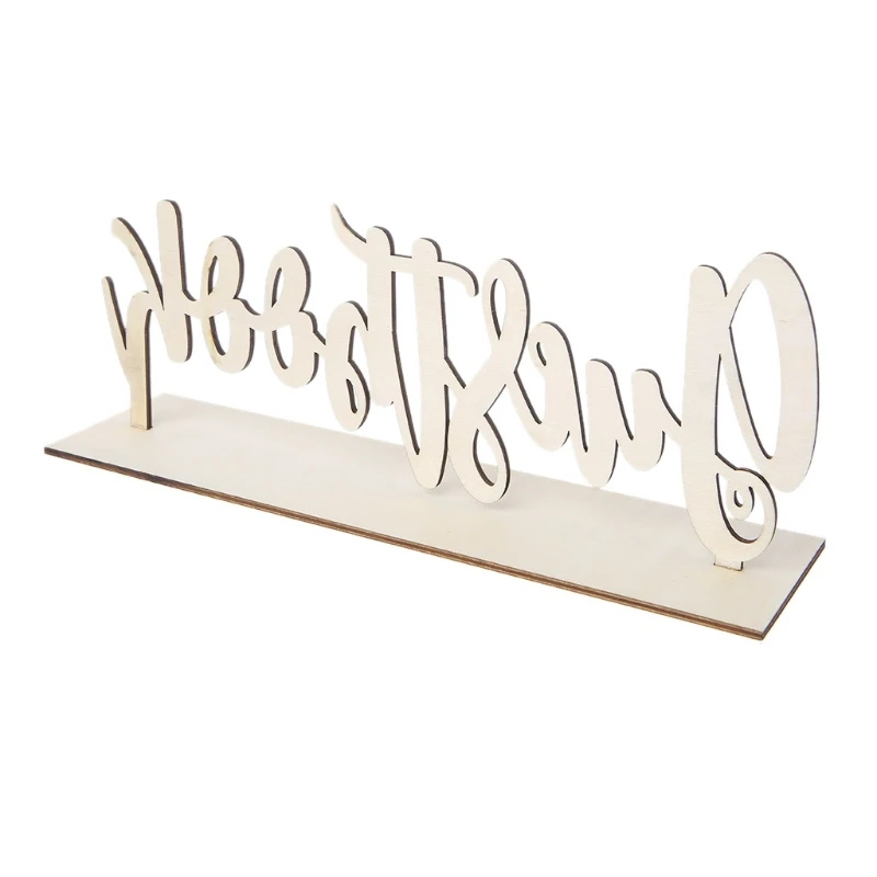 us 2 75 16 off cute wooden guestbook sign wedding decor freestanding sign decoration diy gift large wooden guestbook in party direction signs from guestbook signs