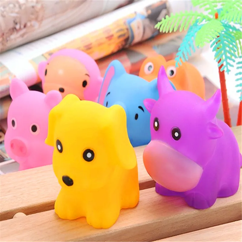 Buy 6PC Squeezing Call Rubber Elephant Baby Shower Toy