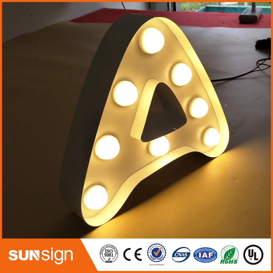 

Outdoor stainless steel LED 3d letter sign logo,Frontlit stainless steel acrylic lighting up 3d led letter sign