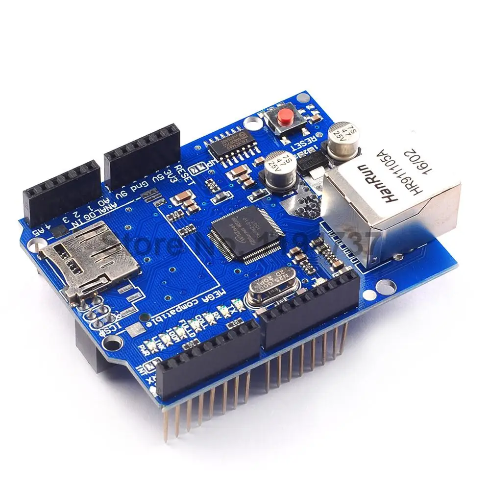 

2PCS/LOT Ethernet Shield W5100 for UNO Mega 1280 2560 UNO R3 ATMEGA 328
