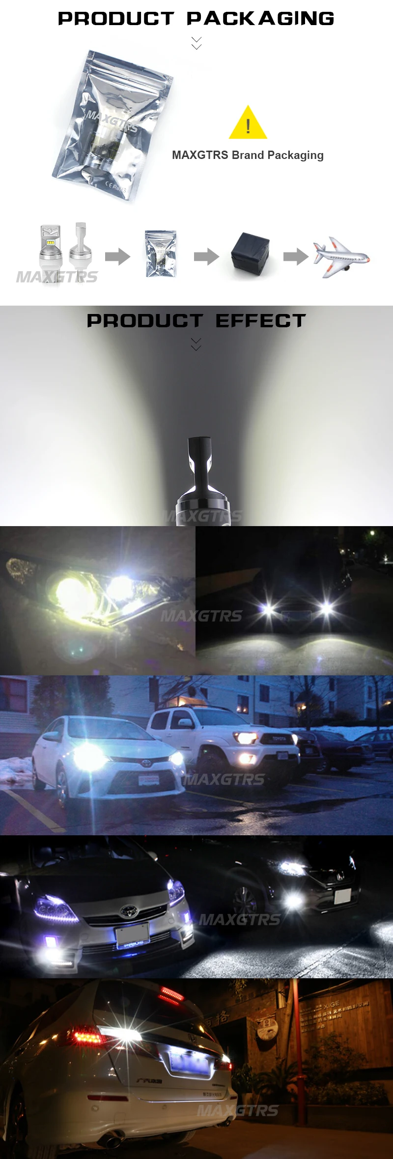 MAXGTRS 2 шт. T20 W21W 7440 светодиодный 6-SMD LUMI светодиодный S чип Автомобильный светодиодный обратный сигнал поворота DRL светильник лампы стоп сигнала белый