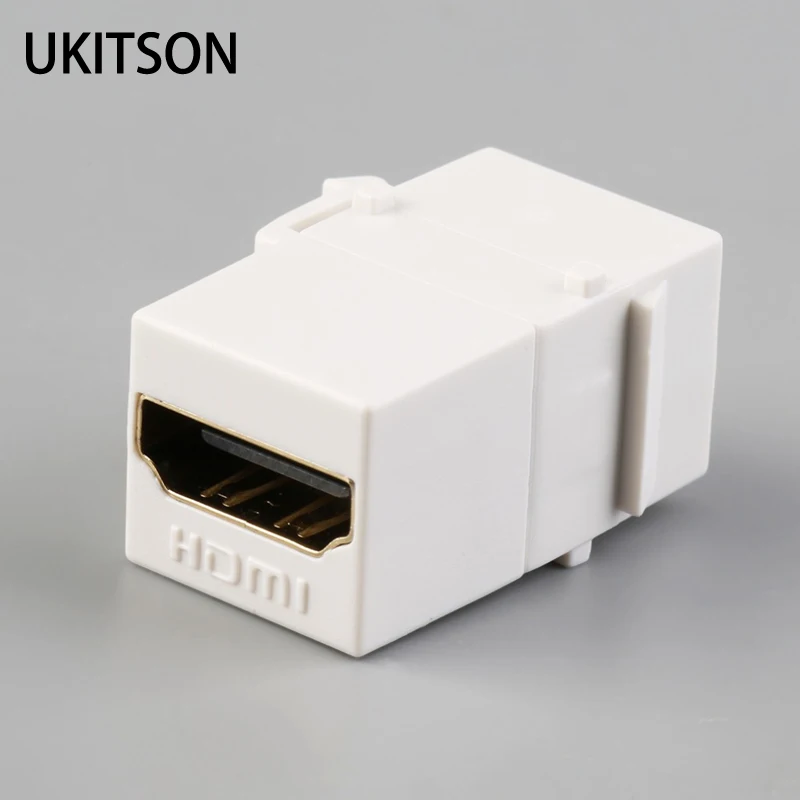 

Keystone HDMI1.4 Connector White Color HDMI Insert Coupler Slot Female To Female