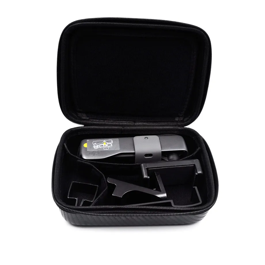 PU Carbon Grain Storage Bag For DJI OSMO Pocket Portable Travel Carry Case Cover For OSMO Pocket Accessories Protective Handbag-12